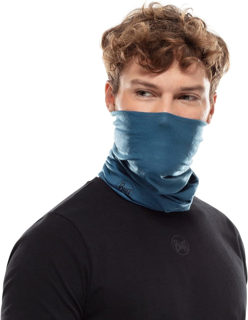 Buff Unisex Coolnet UV+ Insect Shield Neck Gaiter in Eclipse Blue - Image 4
