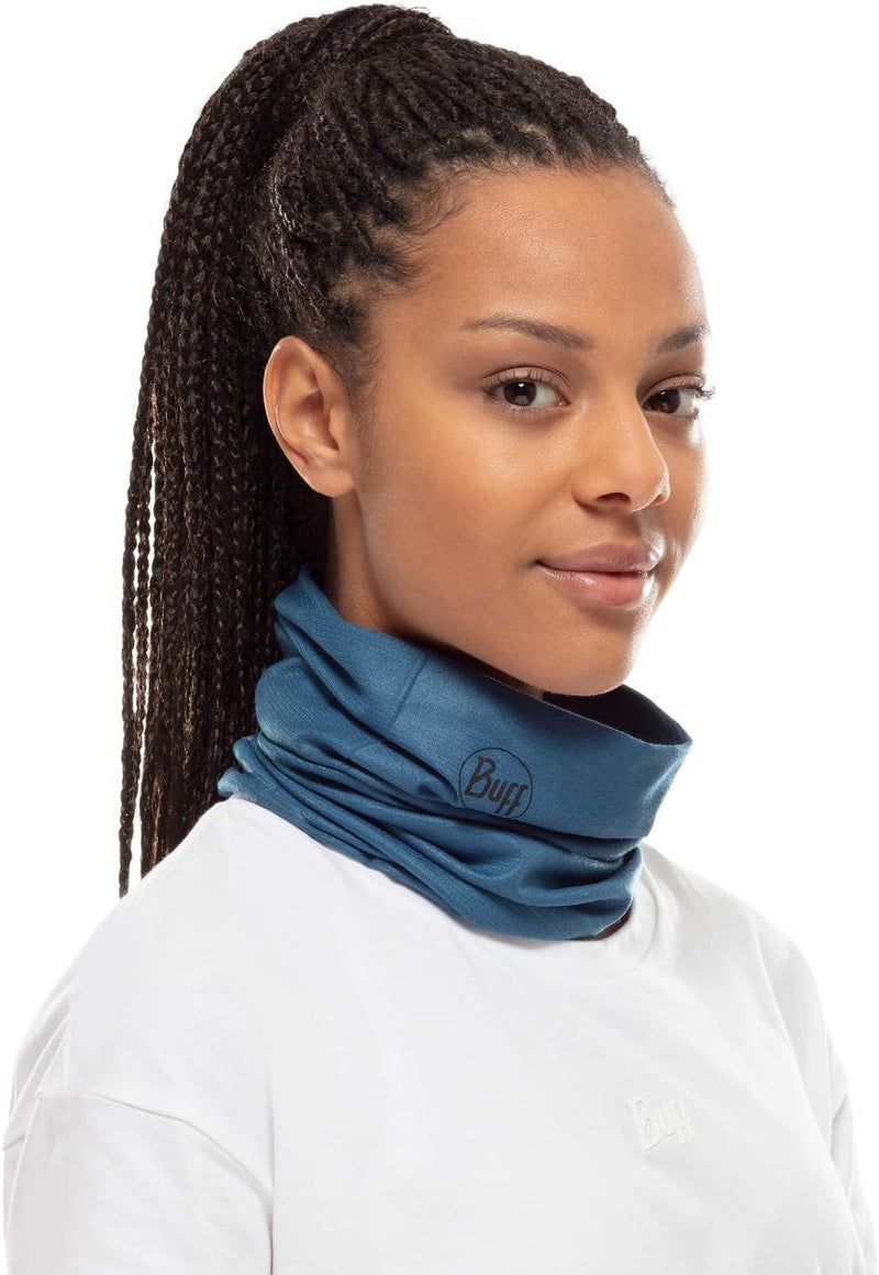 Buff Unisex Coolnet UV+ Insect Shield Neck Gaiter in Eclipse Blue - Image 5