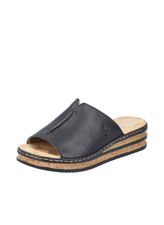 Rieker Ladies Casual Sandals 629M9-00 Regina Black 116-1114 - Image 2