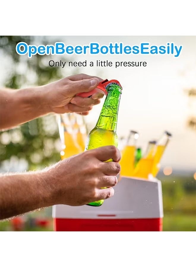 Happy D 9 Pcs Bottle Opener Keychain, Premium Metal Keychain Bottle Opener, Beverage Bottle Opener for Men, Women, Small and Practical, Easy to Carry, Open the Lids of Bottle Easily - Image 4