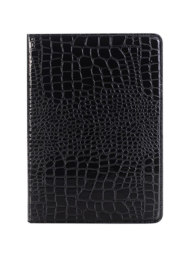 NIBEMINENT Crocodile Texture Horizontal Flip Leather For Apple iPad10.2 inchCover iPadPro 9.7 inch Black - Image 1