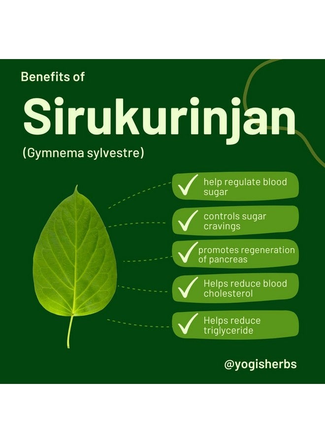 يوجيس هيربس مسحوق سيروكورينجان (جيم سيلفستر / ميشاشرينجي / جورمار) 1 رطل - طازج ونقي - Image 2