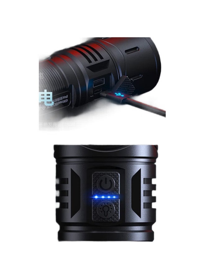 SupFire Flashlight, High Brightness, Long Battery Life, Outdoor Survival, Ultra-Bright Long-Range Beam, Specialized Sky-Piercing Cannon, 100000 Lumens - Image 3
