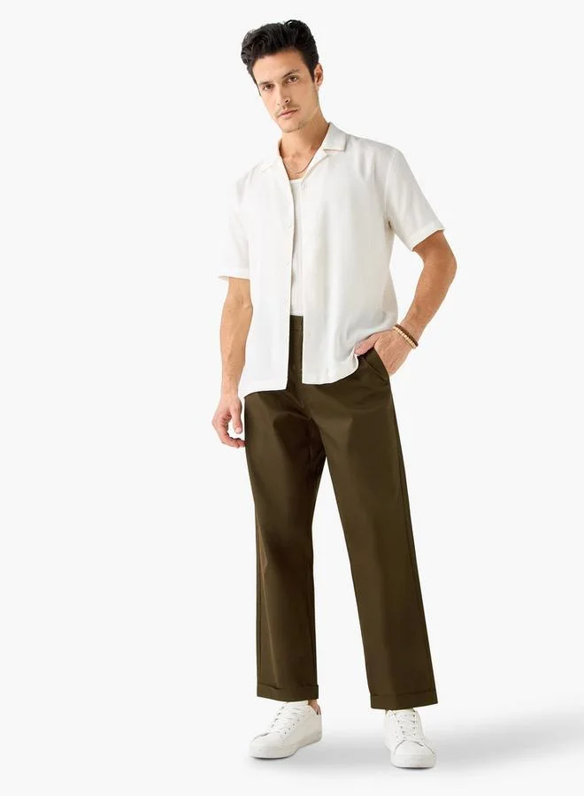 Splash FAV Wide Leg Trousers with Pockets