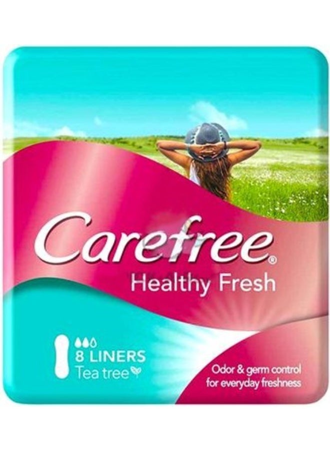 Carefree Healthy Fresh Tea Tree Panty Liners 8 Liners – Daily Feminine Hygiene, Freshness & Comfortable Protection - Image 4