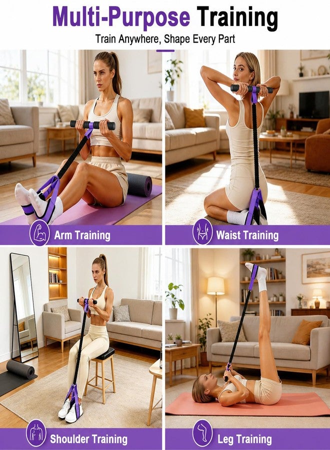 FateFan Pedal Resistance Band with Handle, Non-Slip Fabric Foot Pedals, Resistance Bands with Handles for Home Workout, Sit Up Exercise Equipment for Core, Abs, Legs, Glutes, Arms and Strength Training - Image 5