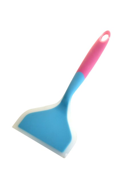 Processing Custom Silicone Jade Cooking Spatula Silicone Spatula 84g Thick Fried Egg Spatula Pizza Spatula Non-stick Cookware-Color:Powder Blue