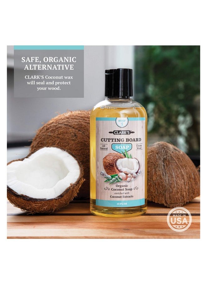 Clark's - Cutting Board Refined Coconut Soapplant Based Food Safe Castile Soap For Countertops Butcher Blocks Bamboo And Utensilscleans And Restores Wooduse Before Food Grade Mineral Oil - Image 1