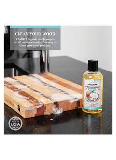 Clark's Cutting Board Refined Coconut Soapplant Based Food Safe Castile Soap For Countertops Butcher Blocks Bamboo And Utensilscleans And Restores Wooduse Before Food Grade Mineral Oil  - Image 4