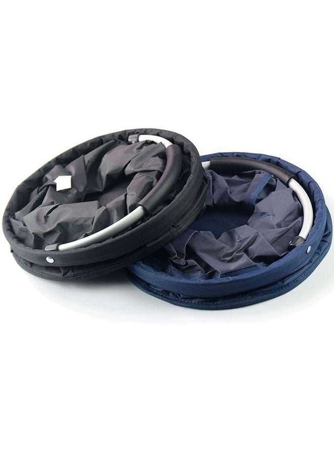 90L كبيرة قابلة للطي سلة غسيل أكسفورد مع مقابض الألومنيوم ، للأوساخ أو الملابس النظيفة لعب غرفة النوم حمام المطبخ - Image 3