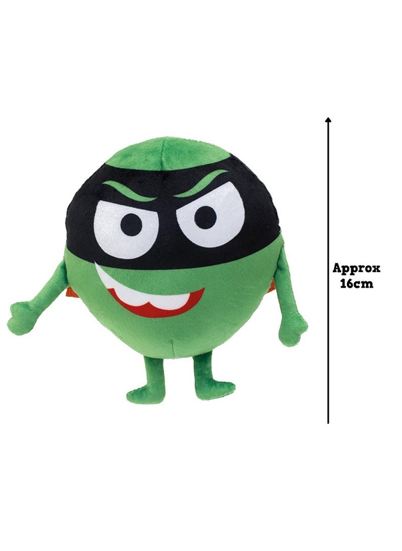 New vil Pea Teddy Bear evil pea plush toy doll green throw pillow for family and friends gifts, home decoration - Image 2