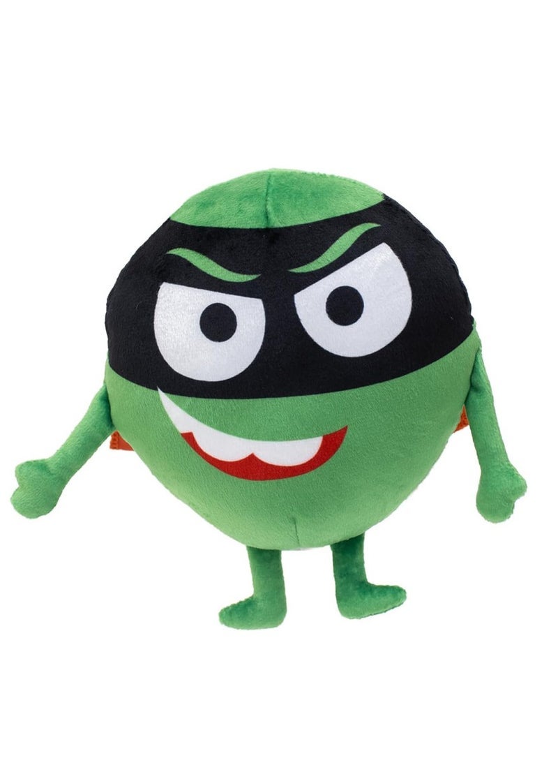 New vil Pea Teddy Bear evil pea plush toy doll green throw pillow for family and friends gifts, home decoration - Image 1