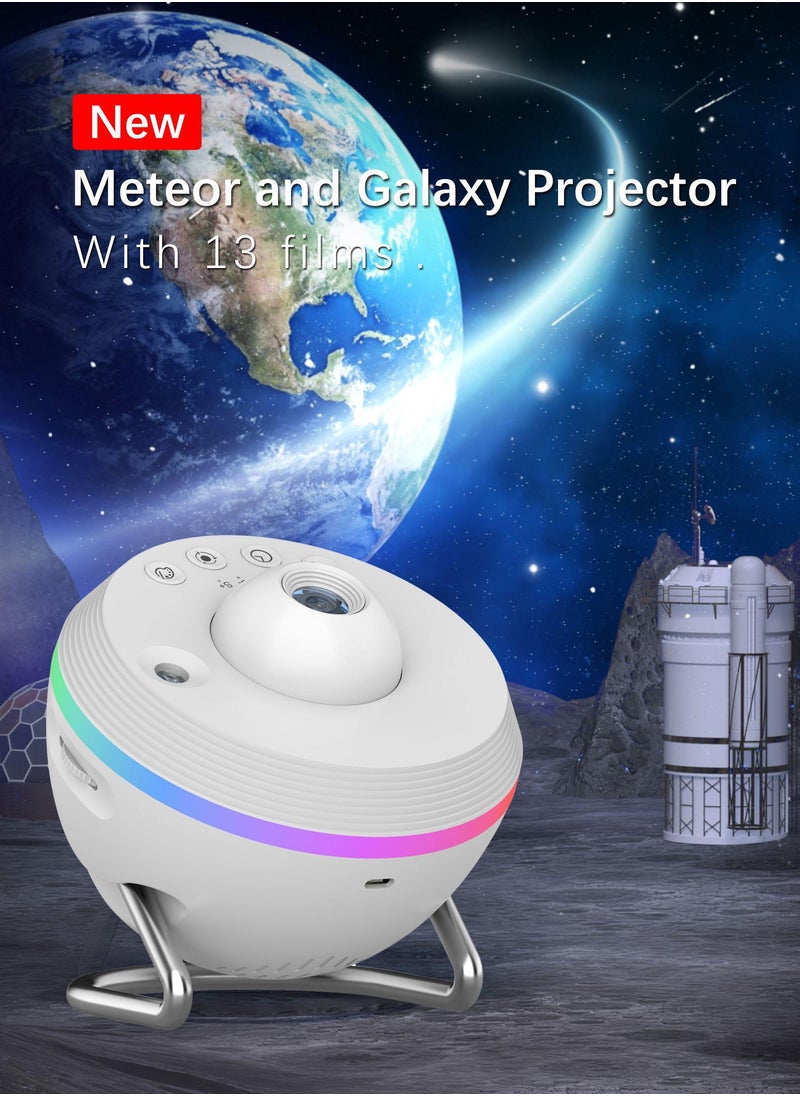 Galaxy Projector Hd Image Large Projection Area Bedroom Night Light Led Light Planetarium Projector