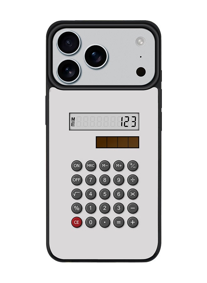 Stylizedd iPhone 17 Pro Max Case, [Compatible with MagSafe] Slim Magnetic cover Phone Case iPhone 17 Pro Max -Calc (White) - Image 1