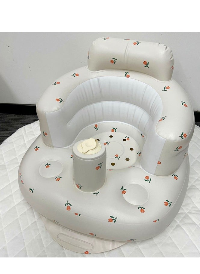Daytoyz - Inflatable Baby Seat, Baby Floor Seats for Babies 3-36 Months, Sit Up Chair with Built-in Air Pump, Portable Infants Back Support Seater, Sit Me Up Seat for Home, Travel - Image 1