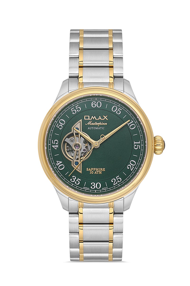 OMAX Men's Wrist-Watch | Analog | Stainless Steel Band | Elegant Design - Image 1