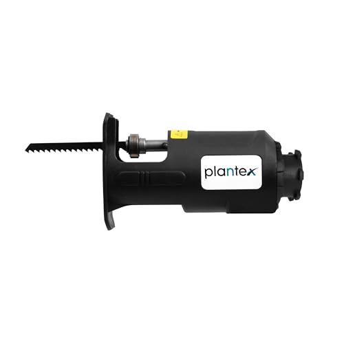 Plantex Curve Saw Attachment/12.7mm Cutting Stroke/Variable Speed 0-1600/2700r/min/High-Performance Reciprocating Saw for Wood & Metal Cutting - Black (Mainframe, Battery & Charger Not Included) - Image 1