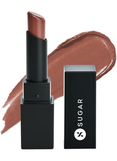 SUGAR Cosmetics Nothing Else Matter Longwear Lipstick - 15 Beige Turner Nude Brown, Peach Brown  - Image 1