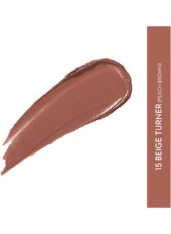 SUGAR Cosmetics Nothing Else Matter Longwear Lipstick - 15 Beige Turner Nude Brown, Peach Brown  - Image 2