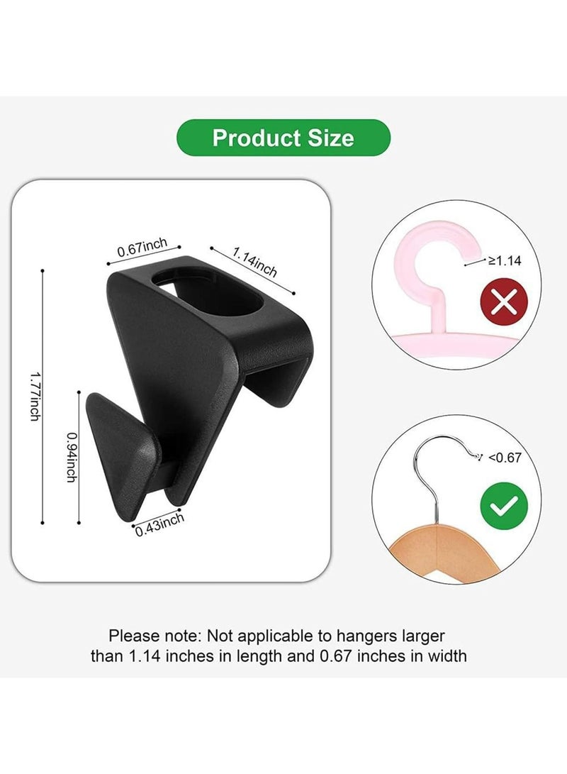 Oasisgalore 12-Pack Space-Saving Hanger Hooks - Triangle Shaped Closet Organizer  - Image 5