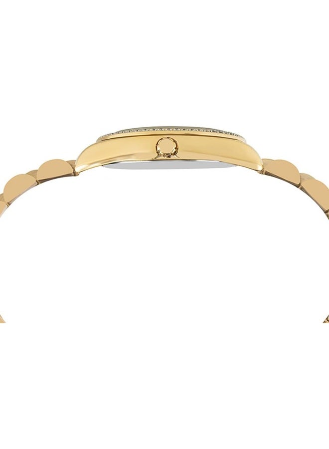 Lee Cooper ساعة لي كوبر النسائية بحركة كوارتز وشاشة تناظرية وحزام معدني - LC07478.220، فضية - Image 3