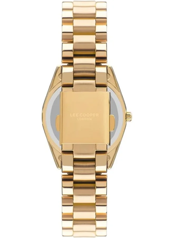 Lee Cooper Lee Cooper Women's Quartz Movement Watch, Analog Display and Metal Strap - LC07478.220, Silver