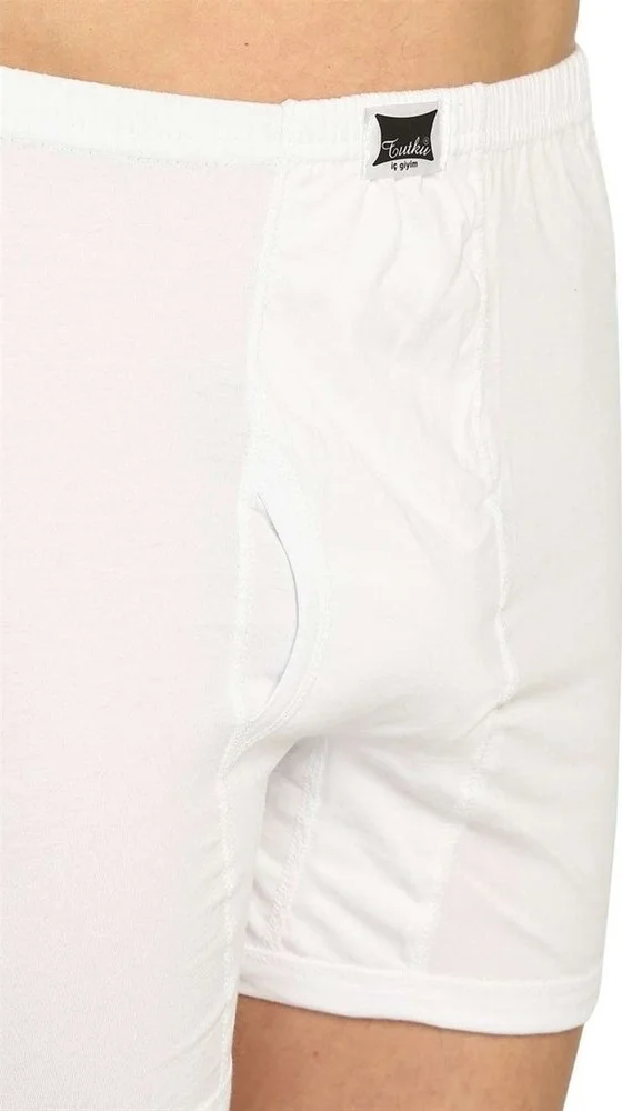Tutku Men 12 Pcs Pack 110 Combed Long Johns Panties