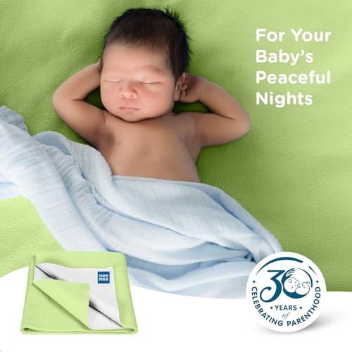 Mee Mee Breathable & Total Dry Sheet Protector Mat (Pista Green) - Image 4