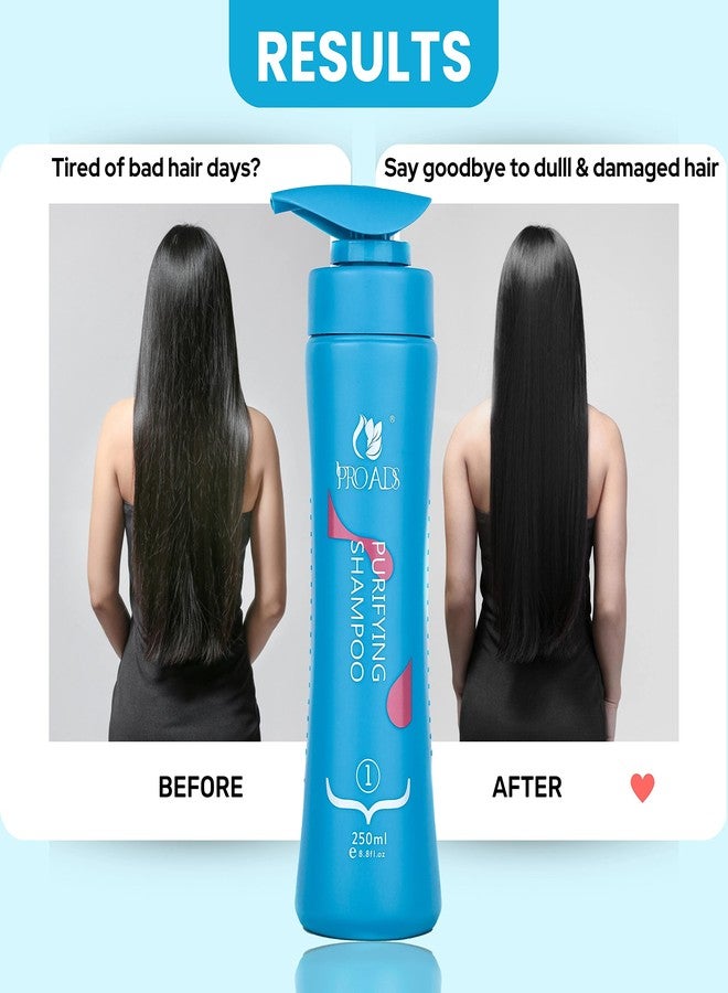 PRO ADS PROADS® Professional Purifying Shampoo No.1, Deep Cleansing | Pre-Treatment Cleansing Shampoo | Best Clarifying Shampoo | Removes All Impurities | In-Salon Treatment | Unisex | 250ml - Image 5