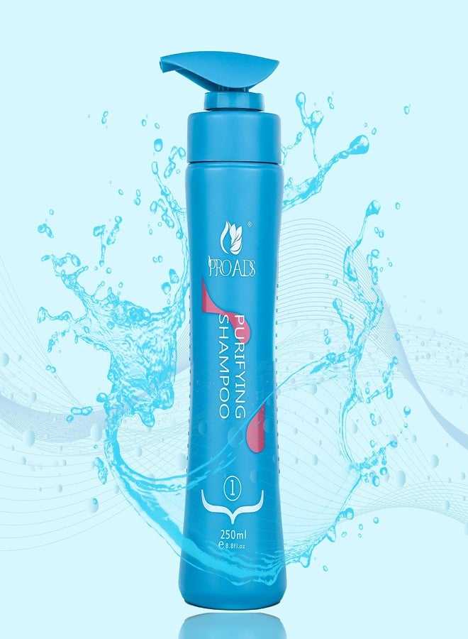 PRO ADS PROADS® Professional Purifying Shampoo No.1, Deep Cleansing | Pre-Treatment Cleansing Shampoo | Best Clarifying Shampoo | Removes All Impurities | In-Salon Treatment | Unisex | 250ml - Image 1