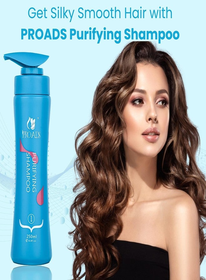 PRO ADS PROADS® Professional Purifying Shampoo No.1, Deep Cleansing | Pre-Treatment Cleansing Shampoo | Best Clarifying Shampoo | Removes All Impurities | In-Salon Treatment | Unisex | 250ml - Image 4