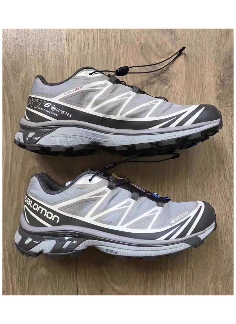 Salomon Salomon Men's and Women's Outdoor Mesh Breathable Couple Functional Sports Casual Shoes XT-6  - Image 4