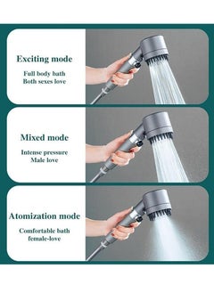 WENTCCION Shower Filter Shower Head,High Pressure Bathroom Accessories Set to Remove Chlorine and Impurities,Massages Scalp to Anti Hairfall and Dry Skin, with Shower Hose and Shower Holder  - Image 3