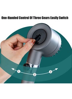 WENTCCION Shower Filter Shower Head,High Pressure Bathroom Accessories Set to Remove Chlorine and Impurities,Massages Scalp to Anti Hairfall and Dry Skin, with Shower Hose and Shower Holder  - Image 4