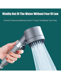 WENTCCION Shower Filter Shower Head,High Pressure Bathroom Accessories Set to Remove Chlorine and Impurities,Massages Scalp to Anti Hairfall and Dry Skin, with Shower Hose and Shower Holder  - Image 5