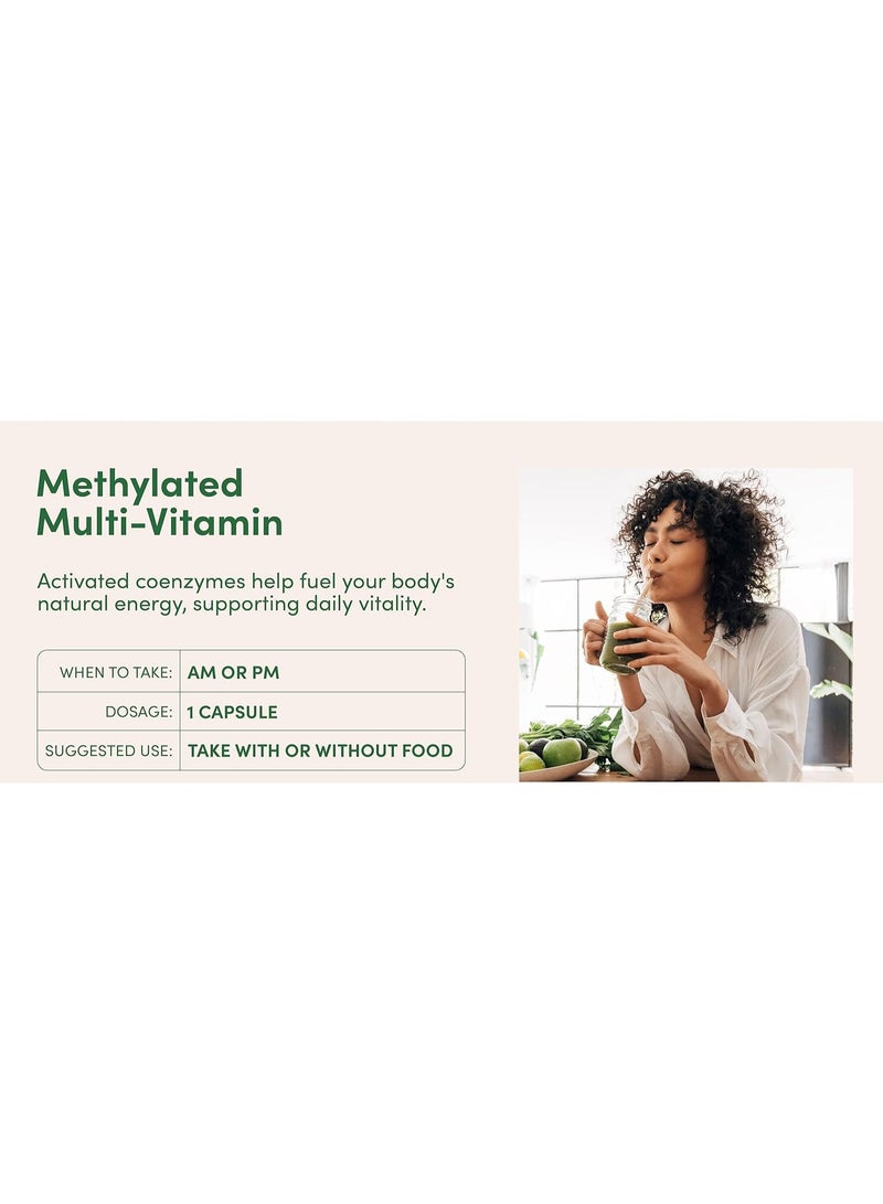 Double Wood Methylated Multivitamin 120 Capsules: Active and Easily Absorbed, Precisely Supplementing the Body's Nutritional Needs - Image 3
