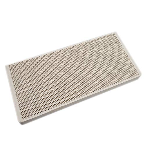 Meter Star High Effeciency Gas Heater Parts Burning Ceramic Plate 6.89inx2.96inx0.55in Honeycomb Infrared Burner Replacement - Image 1