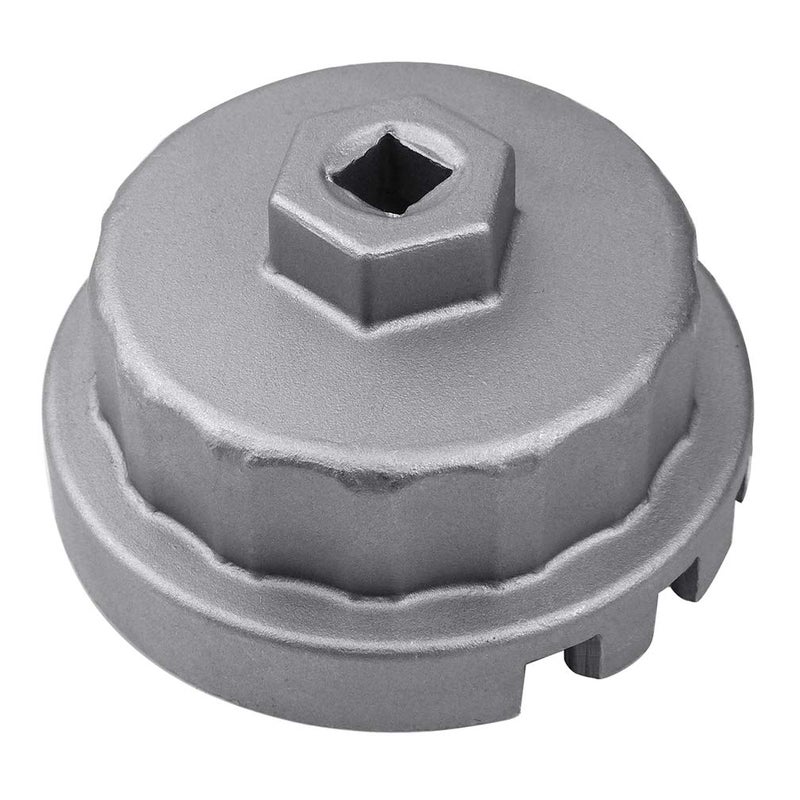 Ibetter Heavy Duty Oil Filter Wrench for Toyota,Lexus,RAV4,Camry,Tundra, Highlander, Sienna and More-Cup Style Oil Filter Cap Removal Socket Tool for 2.5-5.7L Engine with 64mm Cartridge Style Oil Filter - Image 4