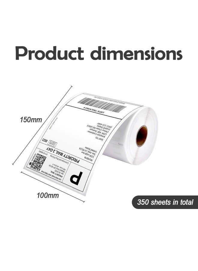 4x6 thermal labels, delivery address labels (250 4x6 roll labels per pack) - compatible with thermal printers - Image 2