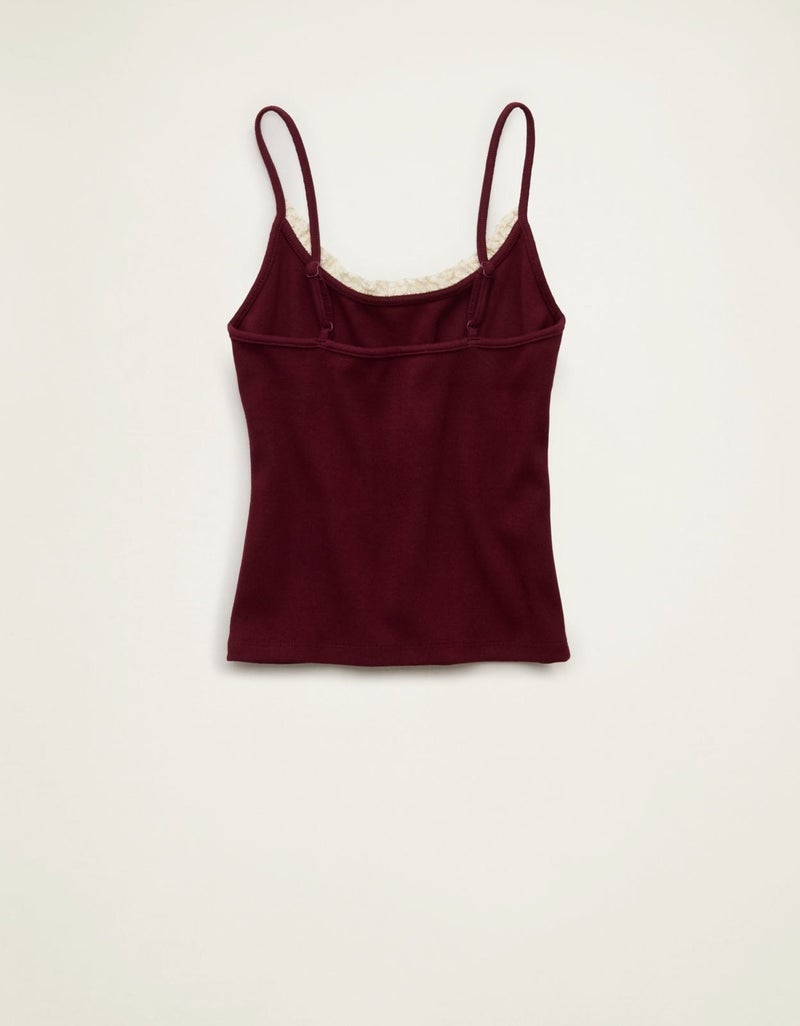 American Eagle AE Lace Trim Cami - Image 3