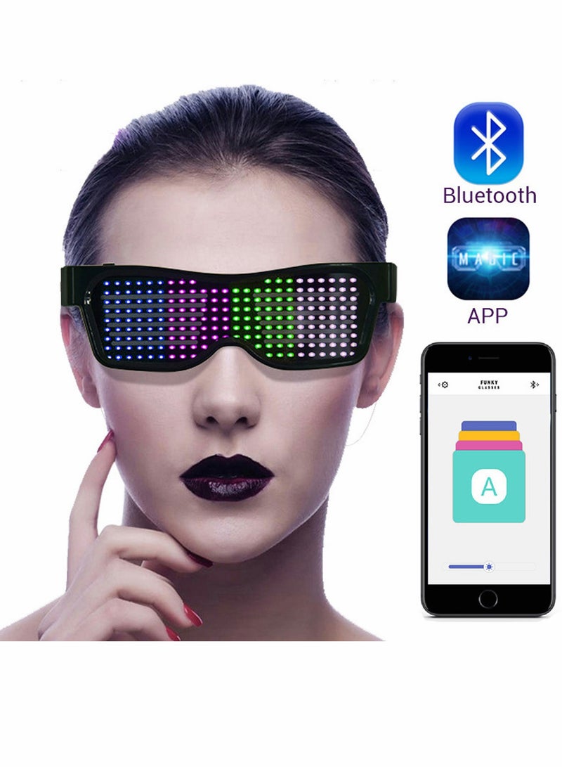 Customizable LED Light Up Glasses for Masquerade, Carnival, Night Clubs & Music Festivals - Perfect Party Favors! - Image 2