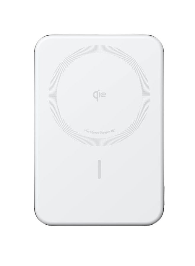 Ankey Anker MagGo Power Bank (10K Slim) - White PowerBank - Vit - 10000 mAh - Image 2