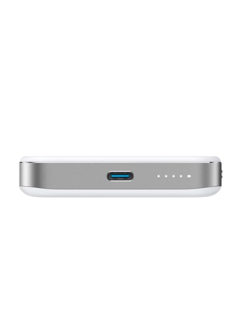 Ankey Anker MagGo Power Bank (10K Slim) - White PowerBank - Vit - 10000 mAh - Image 4