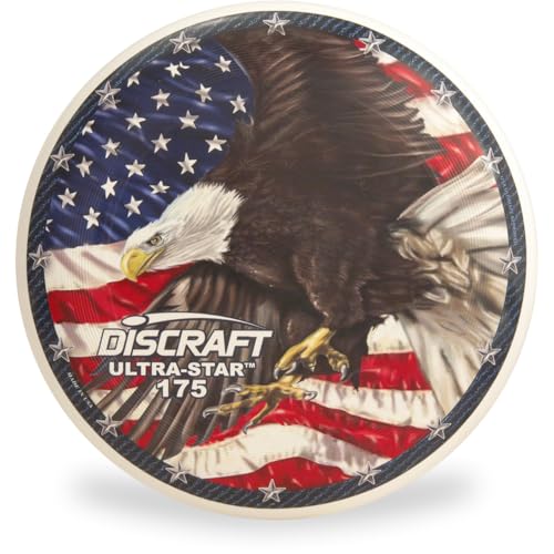 Discraft Ultrastar (Supercolor) USA Flag Eagle Design Ultimate Frisbee Sport Flying Disc - Image 2