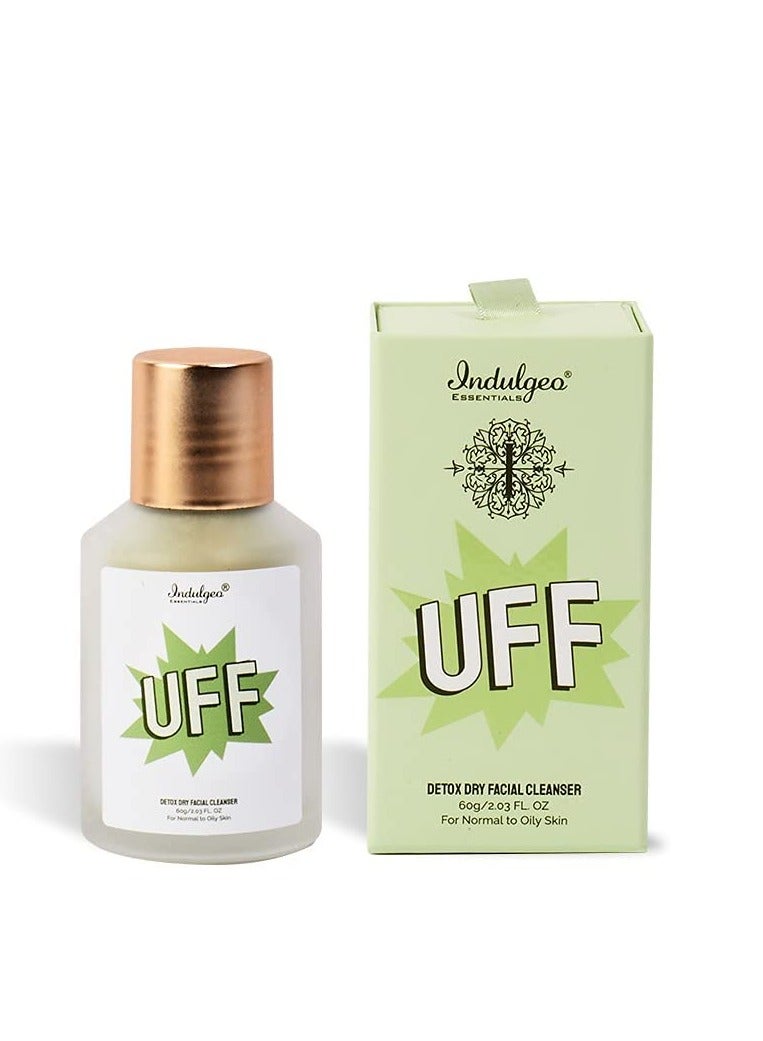 INDULGEO ESSENTIALS Uff Detox Dry Facial Cleanser 60 Gm - Image 1