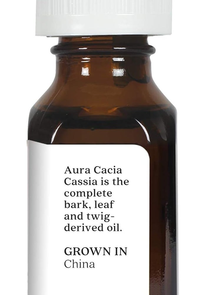 Aura Cacia Pure Essential Oil Cassia Bark - 0.5 fl oz (15 mL) - Energizing and Warming Aroma - Image 3