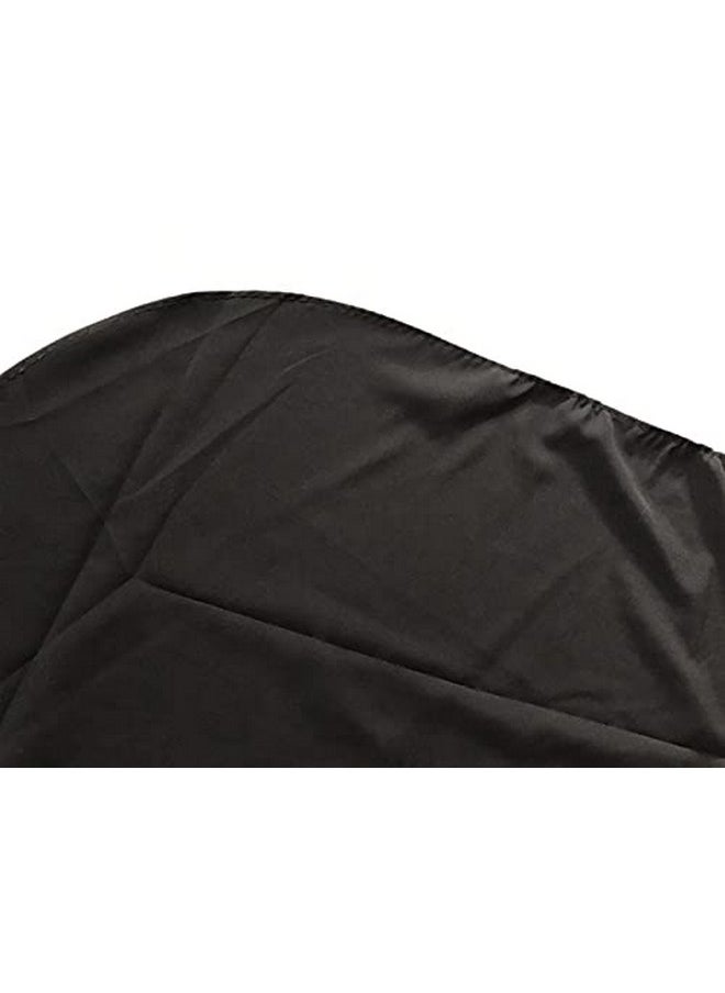 FOK Waterproof Unisex Professional Hair Cutting Cloth Home/Salon Use - Black  - Image 4