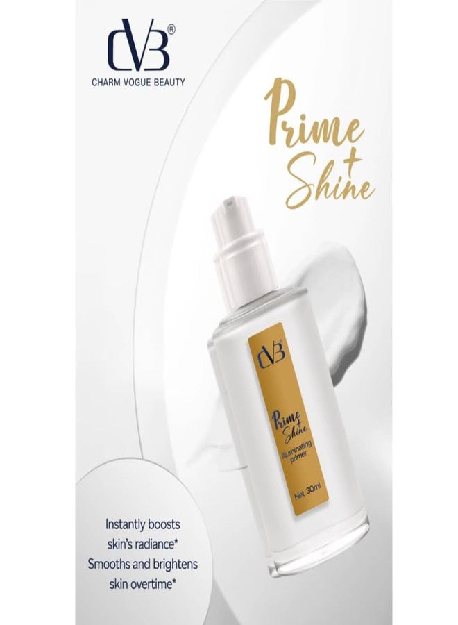 CVB Prime Shine Illuminating Primer C181 | Lightweight, Pore-Minimizing Makeup Base for Smooth & Radiant Skin | Long-Lasting, Hydrating Face Primer for All Skin Types - Image 3