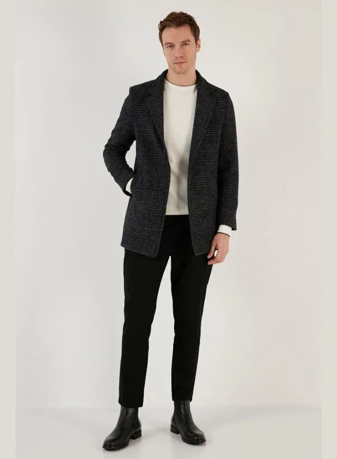 Buratti  Buratti Slim Fit Single Vent Button-Down Lined Cashmere Coat Men's COAT 5840110E for Men | Best Price UAE