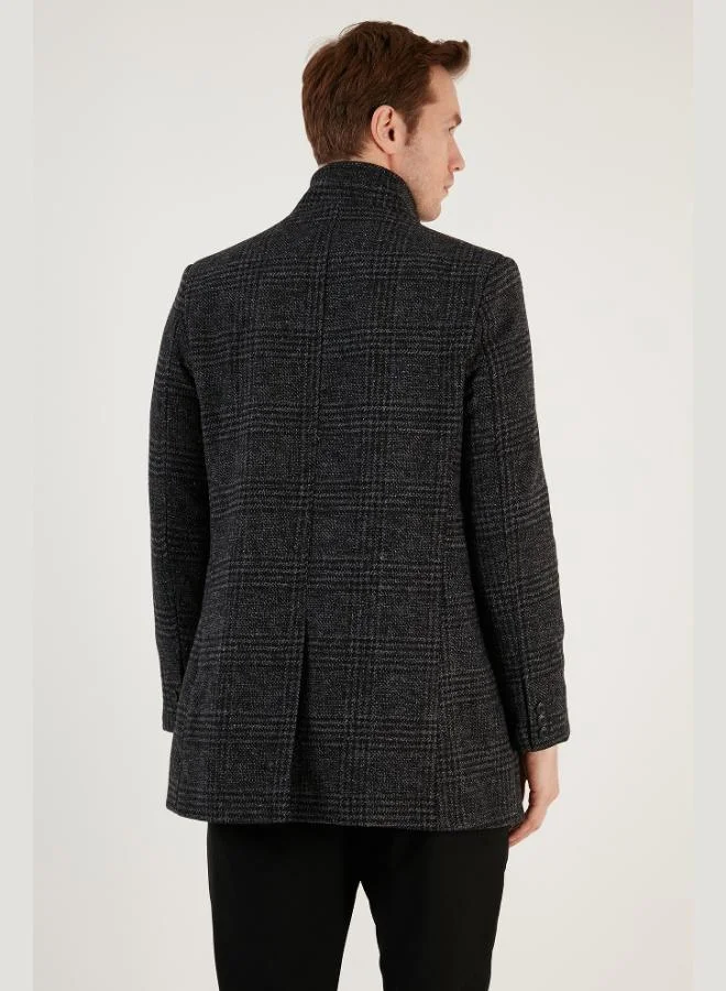 Buratti  Buratti Slim Fit Single Vent Button-Down Lined Cashmere Coat Men's COAT 5840110E for Men | Best Price UAE